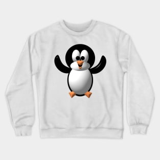 Cute Perky Penguin Crewneck Sweatshirt